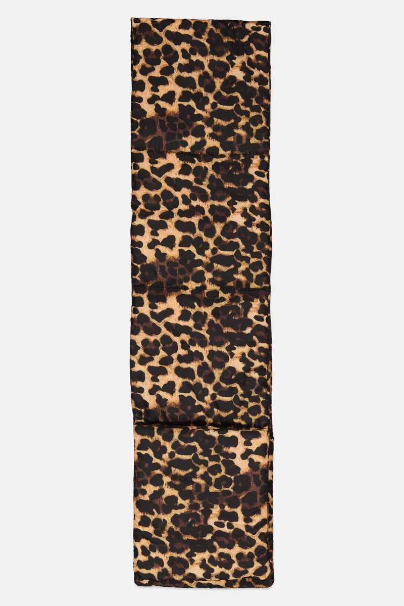 Max Studio Women Leopard Printed Scarves 170 x 20 cm, Black - Image 2