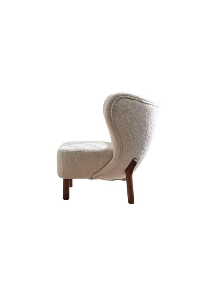 Neo Front Neo Front Wool Sofa Chair Single Seat Living room Sofa Fabric Arm chair Sofa, White 869  - Image 2