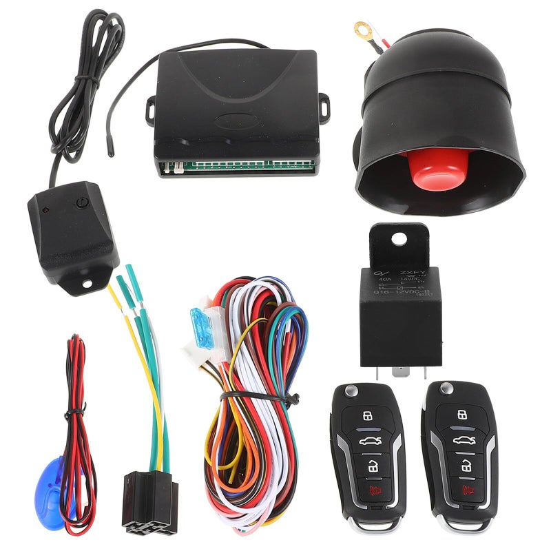 Car Alarm Security System Keyless Entry Remote Starter Central Locking Kit For Minivans Sedans - Image 2