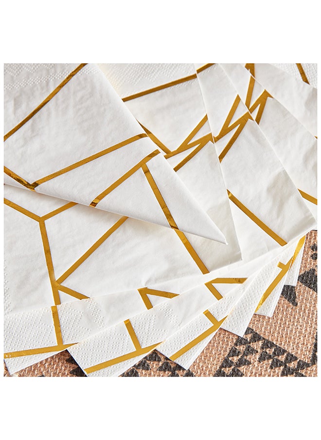 Home Box - Phoenix 20-Piece 3-Layer Paper Napkin Set 33 x 33 cm - Image 1