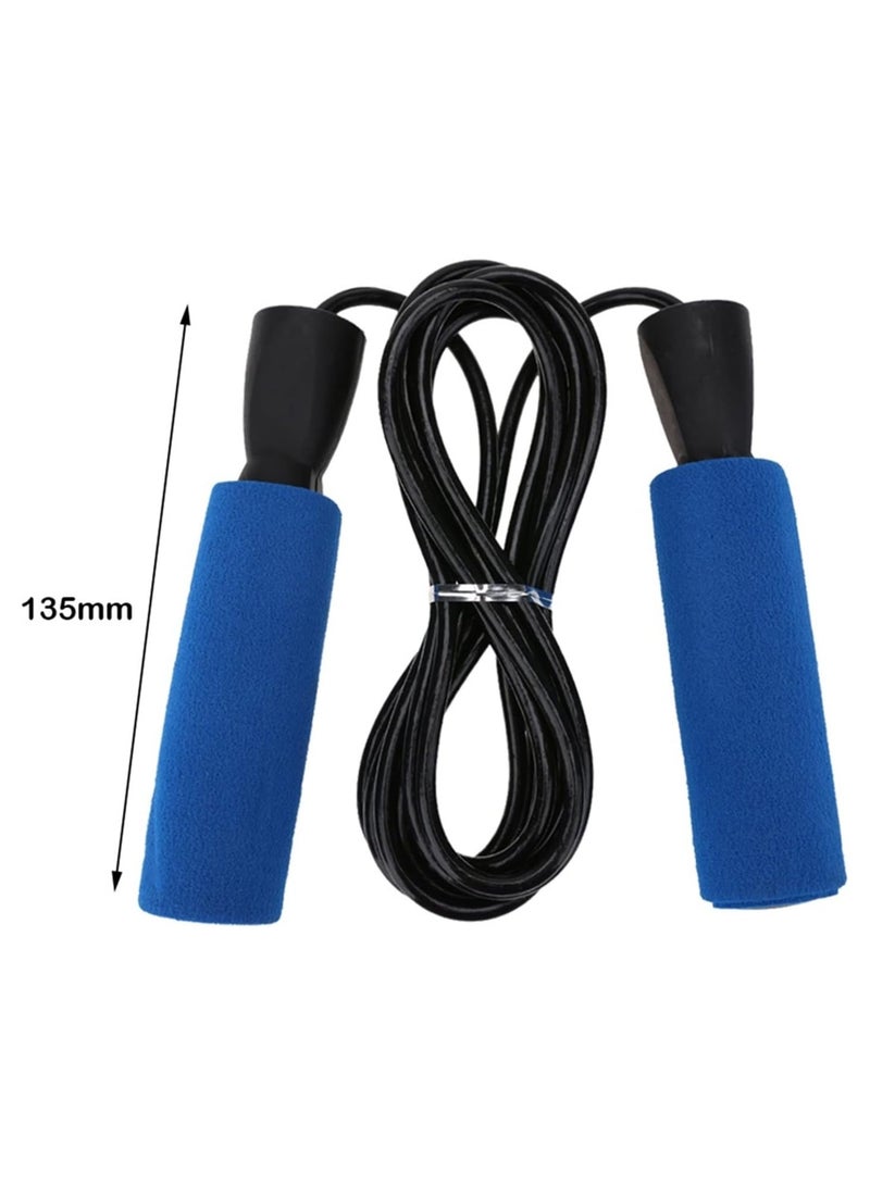 روك بو Jumprope، حبل القفز الرياضي المحمول القابل للتعديل لفقدان الوزن، حبل القفز للتدريب واللياقة البدنية ومحمل الكرة للرجال والنساء، 4 قطع - Image 3