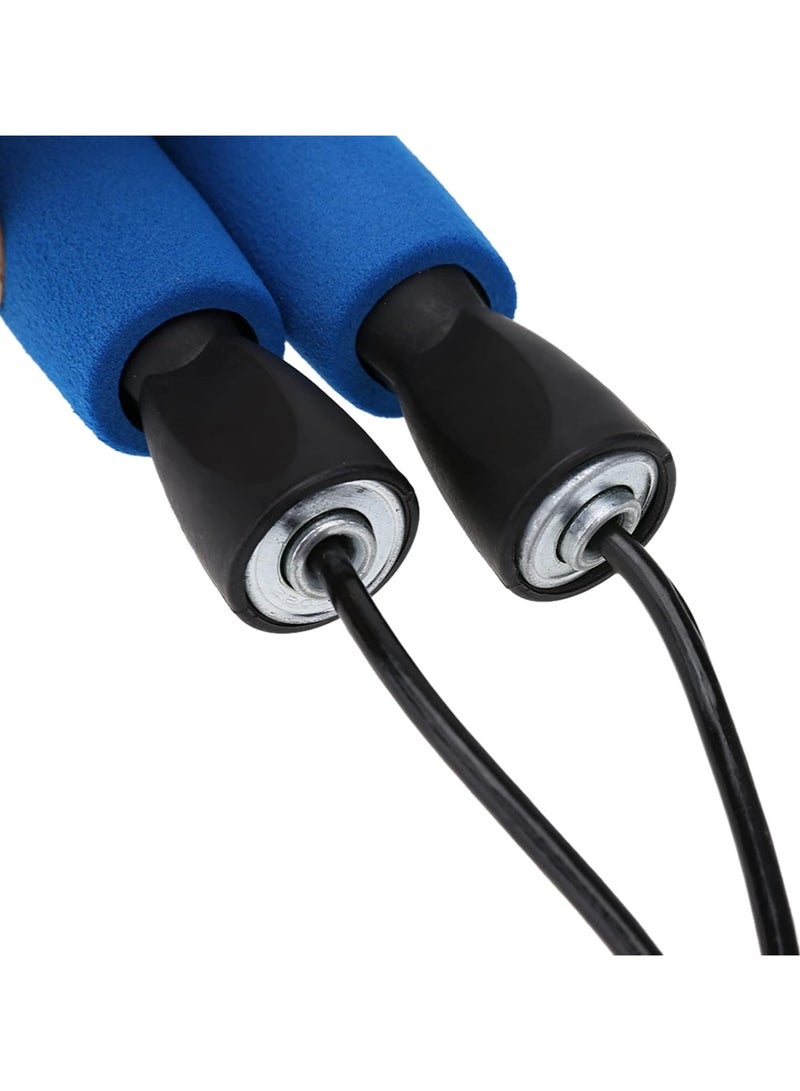 روك بو Jumprope، حبل القفز الرياضي المحمول القابل للتعديل لفقدان الوزن، حبل القفز للتدريب واللياقة البدنية ومحمل الكرة للرجال والنساء، 4 قطع - Image 4