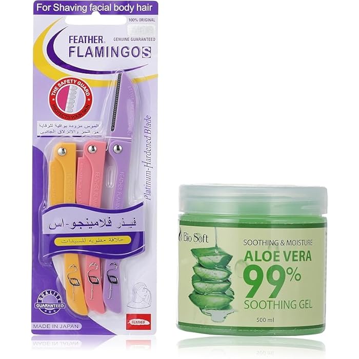 جل مرطب من فيذر فلامنجوز بصبار الألوفيرا الحيوي والناعم، 500 مل