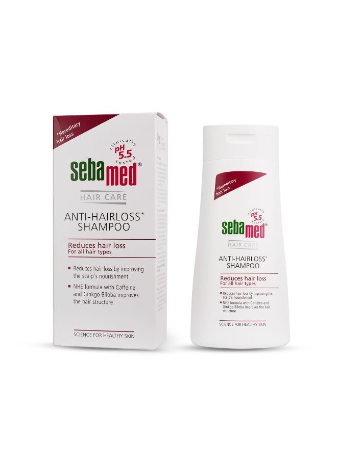 Sebamed Anti Hairloss Shampoo 400 ml|pH 5.5|Reduces Hairloss| Hairfall| men & women |phthalates SLS and parabens free l Soap free l Toxin free l Clinically proven - Image 1