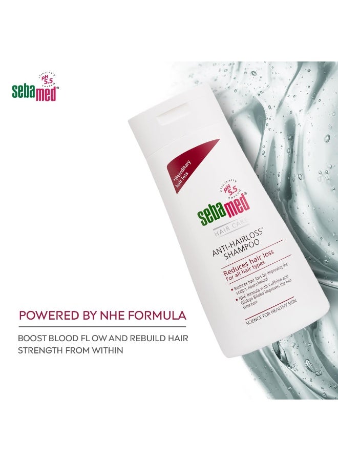 Sebamed Anti Hairloss Shampoo 400 ml|pH 5.5|Reduces Hairloss| Hairfall| men & women |phthalates SLS and parabens free l Soap free l Toxin free l Clinically proven - Image 3