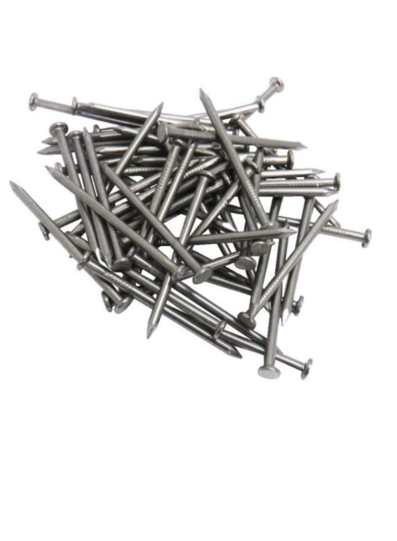 High Strength Round Head Nails For Carpentry Hardware Electrical Etc (, 2 1/2 inch) - Image 1