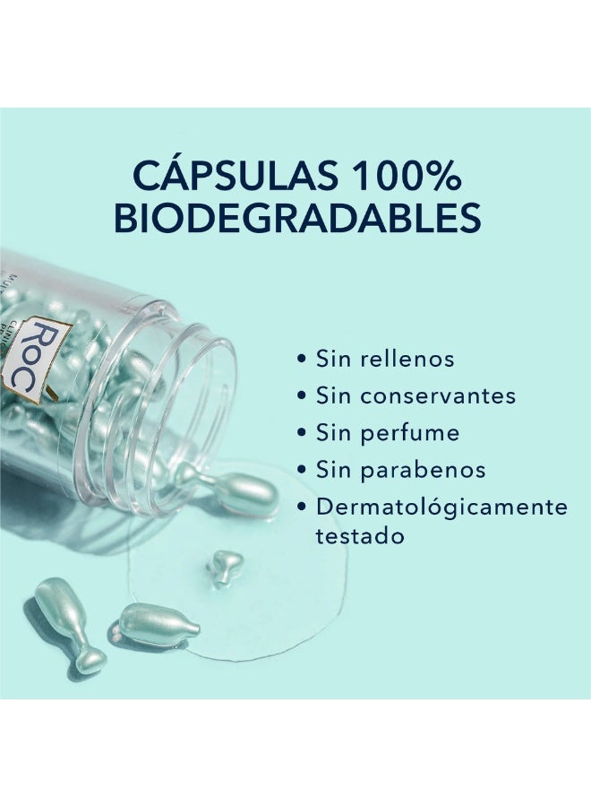 روك كبسولات روك ملتي كوريكشن لترطيب وتنعيم البشرة مع حمض الهيالورونيك، 30 وحدة - Image 2