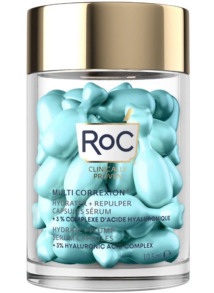 روك كبسولات روك ملتي كوريكشن لترطيب وتنعيم البشرة مع حمض الهيالورونيك، 30 وحدة - Image 1