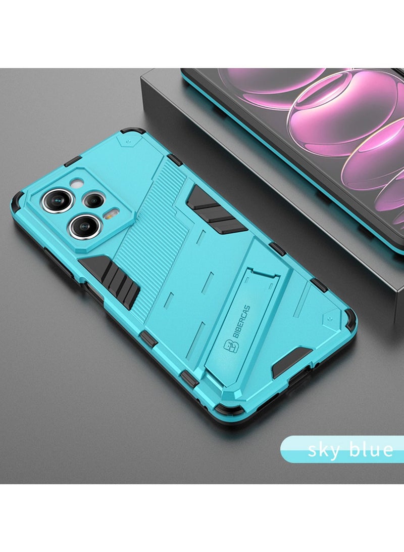 BIBERCAS Xiaomi Poco X5 Pro 5G Case Cover Accseeories/ Redmi Note 12 Pro 5G Case with Shockproof Kickstand Magnet Stand, PC+TPU Military Grade Protective Tough Hard Phone Back Cover (Black) - Image 5