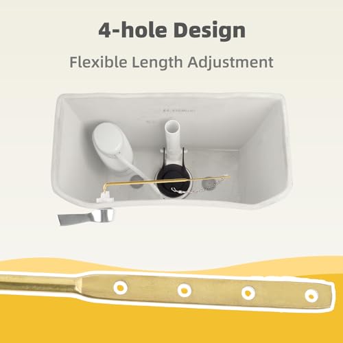 iFealClear Universal Metal Toilet Handle Replacement Kit, Front Mount Toilet Flush Handle Replacement Compatible with Kohler, American Standard, TOTO, Mansfield, Solid Brass, Chrome - Image 5