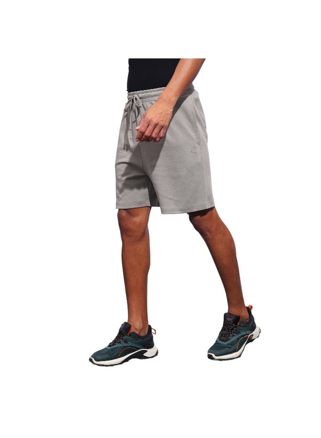 Being Human Mens Dark Grey Slim Fit Shorts - Image 2