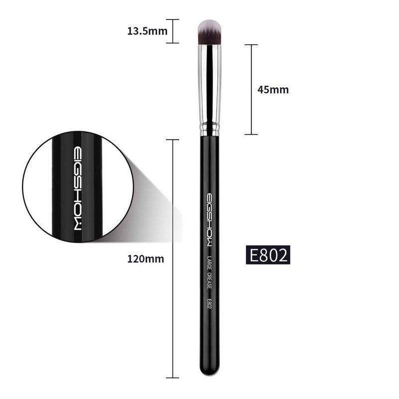EIGSHOW Crease Eyeshadow Brush, Precision Eye Shadow Blending Brushes for Base Application Smudging Defining, Soft, Dense Bristles (E802) - Image 3