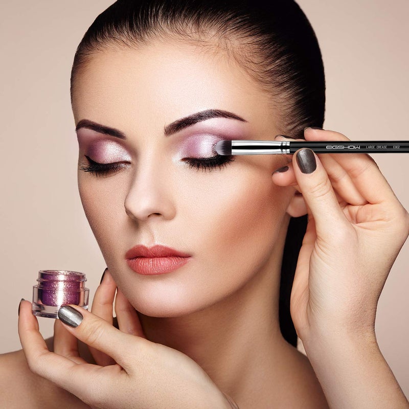 EIGSHOW Crease Eyeshadow Brush, Precision Eye Shadow Blending Brushes for Base Application Smudging Defining, Soft, Dense Bristles (E802) - Image 4