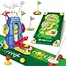 Fistone Toddler Golf Set with FootPedal Launcher 3 in 1 Kids Golf Toy with Golf Cornhole Board Putting Mat Indoor Outdoor Golf Toys Birthday Gift for Boys Girls Age 38 - Image 2