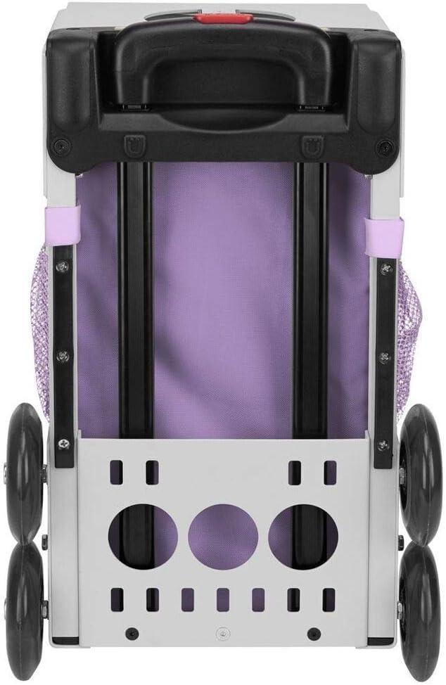 ZUCA Unicorn Sport Insert Bag and White Frame with Flashing Wheels - Image 5