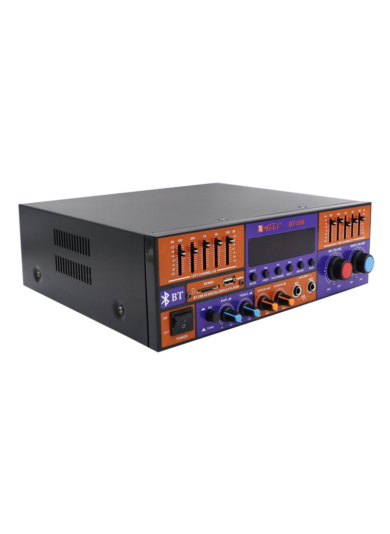 مكبر صوت رقمي من Teli BT-559، أرجواني/أسود