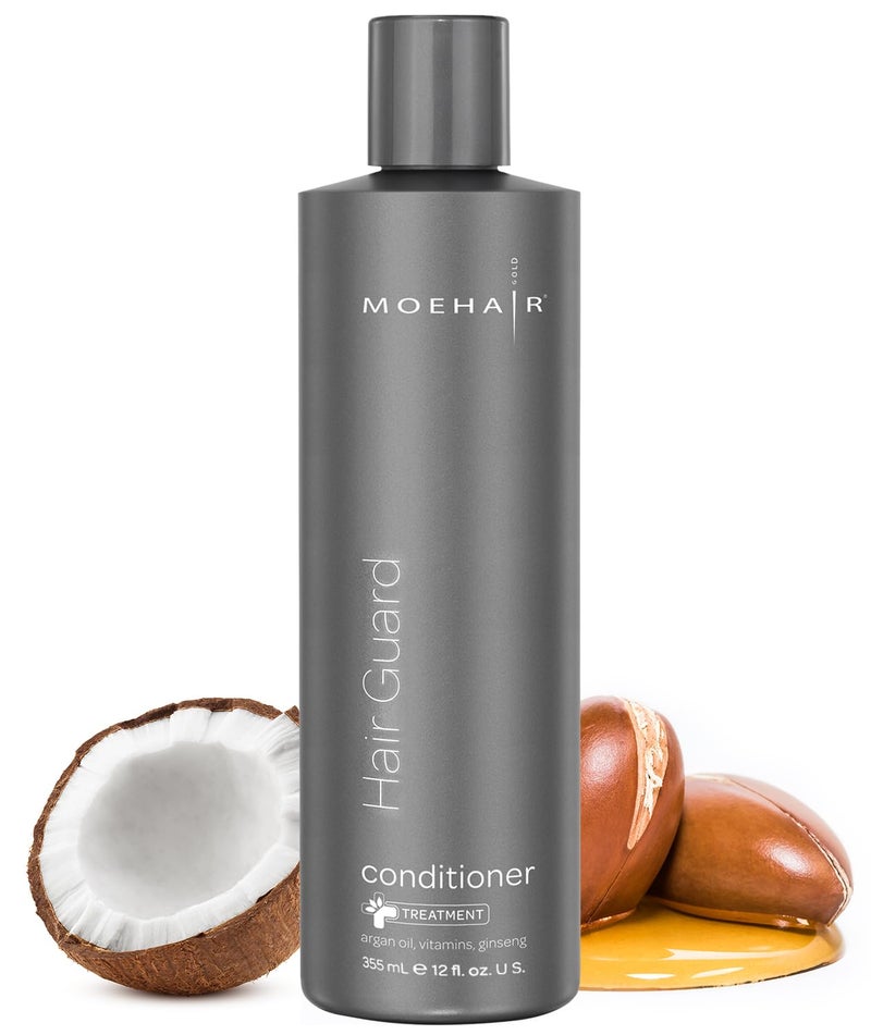 MOEHAIR Hair Guard Conditioner  Strengthens Roots and Boosts Hair Follicles  Moisturizing Conditioner  Infused with VitaminE Argan Oil  Ginseng  Paraben  Sulfate Free Conditioner 12 Fl Oz