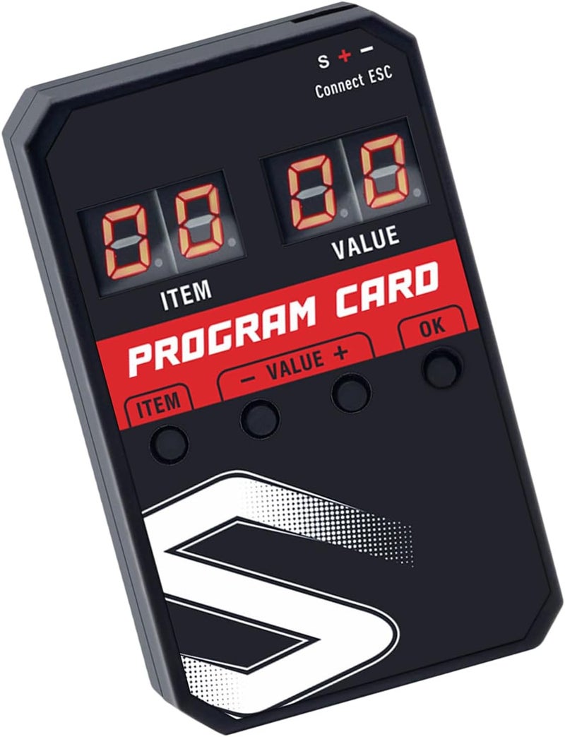 SUNGOOYUE LED Programming Card for S60A and RC ESCs, Digital Multifunction ESC Programmer with Motor Overheat Protection, for Remote Control Boats and Cars - Image 1