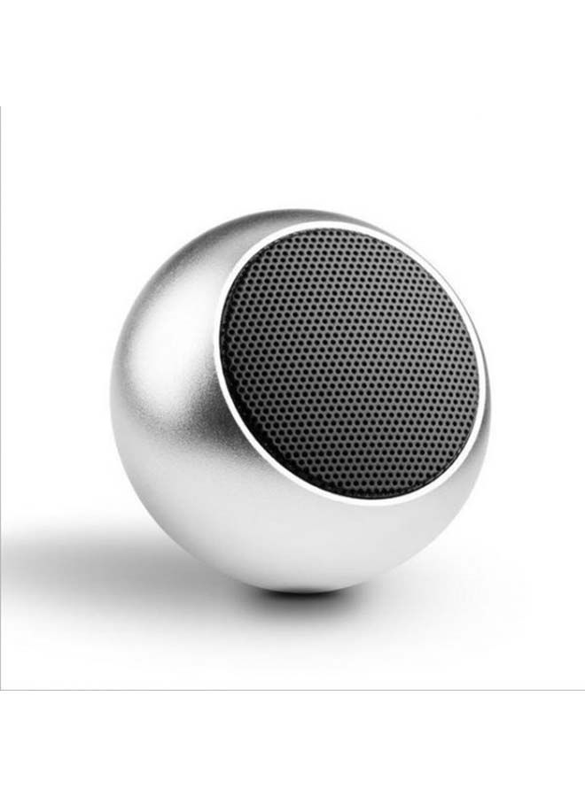 NIBEMINENT Mini Wireless Portable Bluetooth 4.2 With TWS Function Silver - Image 1