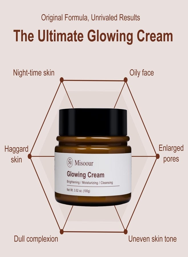 Misoour Natural Facial Moisturizer Cream with Lemon, Grandiflorus Root Extract & Hyaluronic Acid, Anti-Aging, Dull Skin, Water-Based, Vitamin C, Hydrating Day/Night Cream for All Skin Types, 3.52oz - Image 4