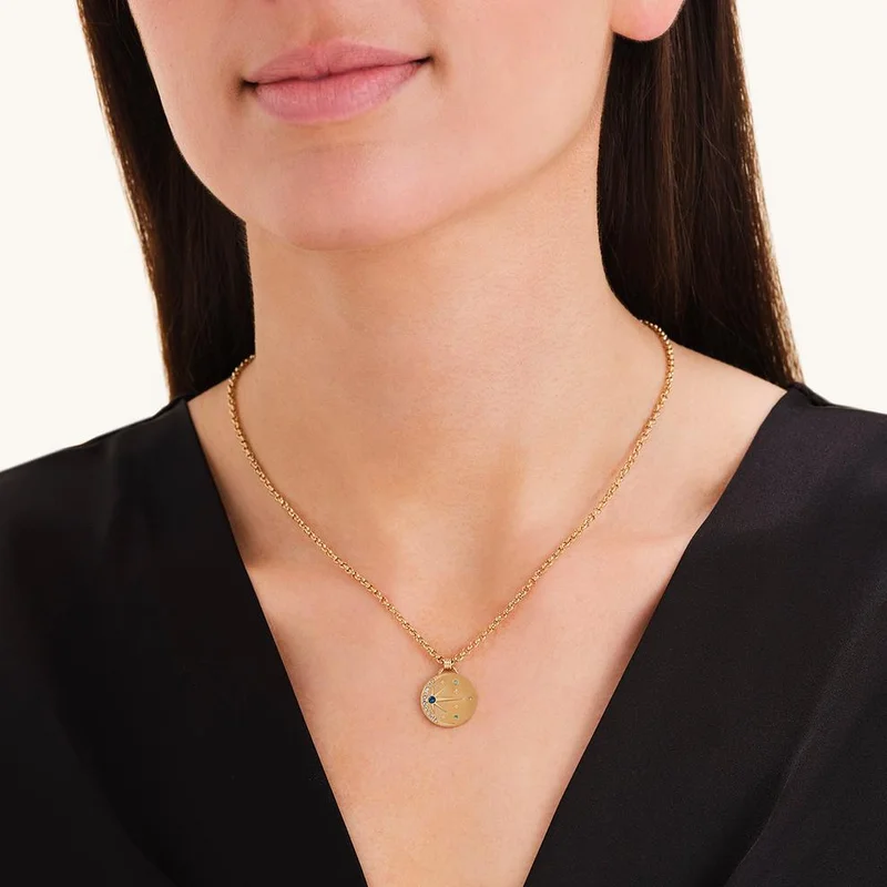 Rosefield  Rosefield Night Sky Amulet Necklace Gold - JNNSG-J1271 for Women | Best Price UAE
