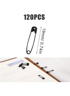 Muyixin 120pcs Safety Pins Safety Pins for Clothes Metal Safety Pin for Clothing Sewing Handicrafts Jewelry Making  - Image 3
