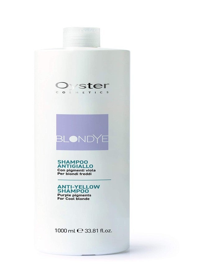 Oyster Anti-Yellow Shampoo | Neutralising unwanted Yellow Tones | BLONDYE (33.81 fl.oz - 1000mL) - Image 1