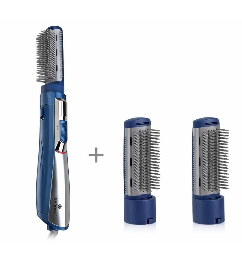 Barony hair dryer 2 pieces 1200 watts blue-silver colour - Image 2