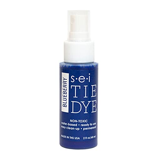 SEI S.E.I. Blueberry Tie Dye Spray Bottle: 2oz. Non Toxic Fabric Dye Spray, DIY Permanent Clothing Dye, One Step, Ready to Use Tie Dye Supplies - Image 1