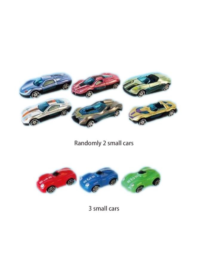 Spiral Car Track Toy for Kids 105 Pieces with 2 Toy Cars and Multi-Level Racing Tower - Image 3
