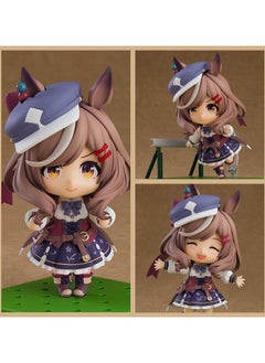 General Uma Musume Pretty Derby Shines, Youjun Girl Q Version Clay Man #2412 Poetry Drama, Action Doll, Boxed Figure Gift for Family and Friends (10cm)  - Image 1