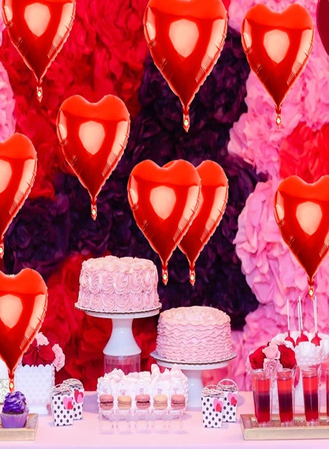 EWUHRY Happy Anniversary Balloons - 16 Inch Gold Anniversary Letters Banner & 18 Inch Heart Balloons, Perfect for Room Wedding or Party Decor - Image 4