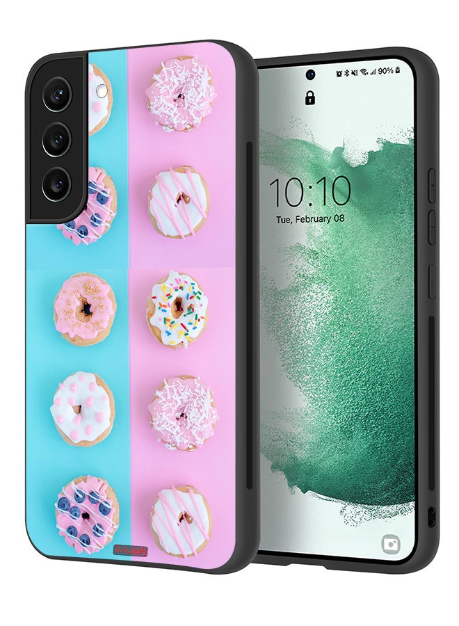 Tolwak Samsung Galaxy S21 FE 5G Protective Case Cover Heather Donuts - Image 1