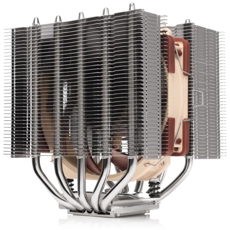 NOCTUA Noctua NH-D12L Low CPU Cooler (120mm, Brown)  - Image 1