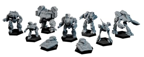 Catalyst Game Labs BattleTech Aces Scouring Sands Game by Catalyst Game Labs  Alpha Strike Expansion with 9 Miniatures Terrain and 70 AI Cards  Solo and Cooperative Desert Warfare Campaign System - Image 5