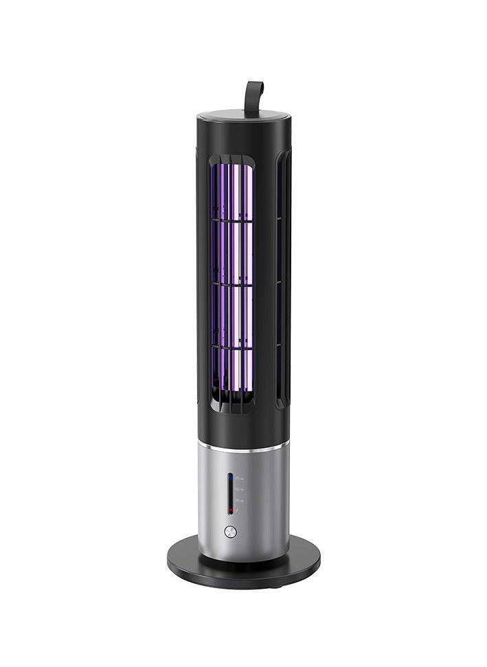 JoyousSto 3D 365UV light wave 360' mosquito trap portable camping 1800v mosquito zapper suitable for desktop wall and hanging black  - Image 1