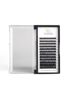 EYEMEI H Extensions 0.10 D Curl Natural Faux Mink Eyelash Extensions Individual Lashes Extension 8-15Mm Tray Salon Use By Eyemei  - Image 1