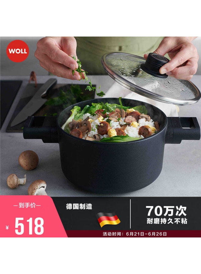 Woll German Imported Diamond Xr Series Soup Pot, Thickened Braising Pot For Home Use, Compatible With Gas Stoves - Image 1
