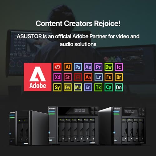 Asustor Lockerstor 4 Gen2 - AS6704T | 4-Bay NAS, Quad-Core 2.0GHz Processor, 4 M.2 NVMe Slots (PCIe 3.0), Dual 2.5GbE, Expandable to 10GbE, 4GB DDR4 RAM, (No Drive) - Image 4