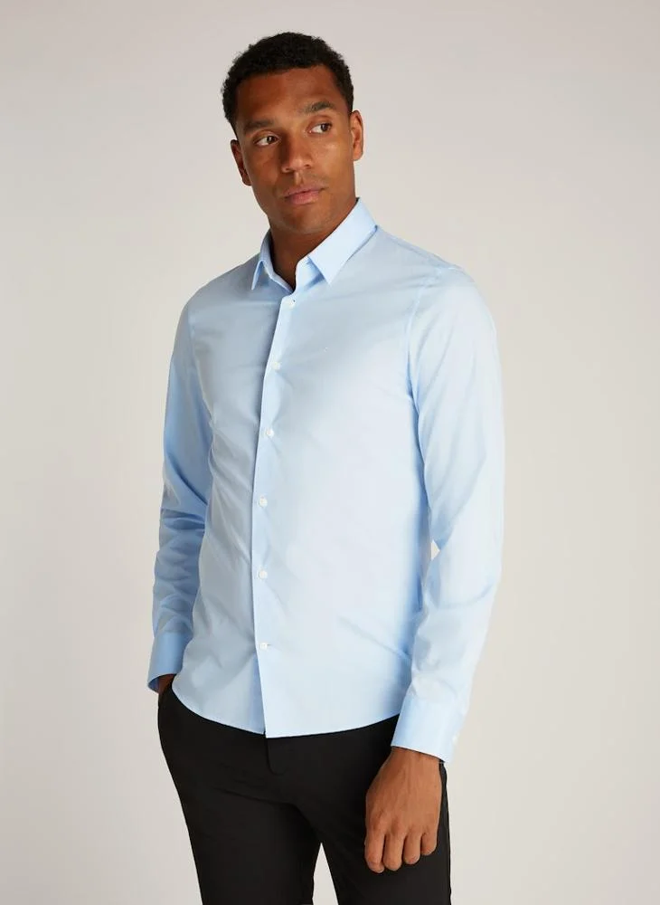 كالفن كلاين Essential Poplin Slim Fit Shirt