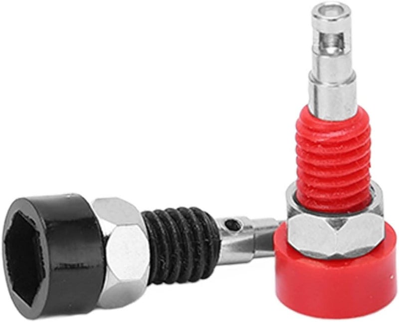 مقبس أنثوي على شكل موزة (Banana Female Jack Socket)، قطر 2 مم، جهد تيار متردد من 30 فولت إلى 60 فولت، تيار مستمر من 10 أمبير، مصنوع من النحاس والـ ABS (مادة عالية التوصيل الكهربائي)، بنية متينة، يُستخدم في المعدات الصناعية والإلكترونية. - Image 2