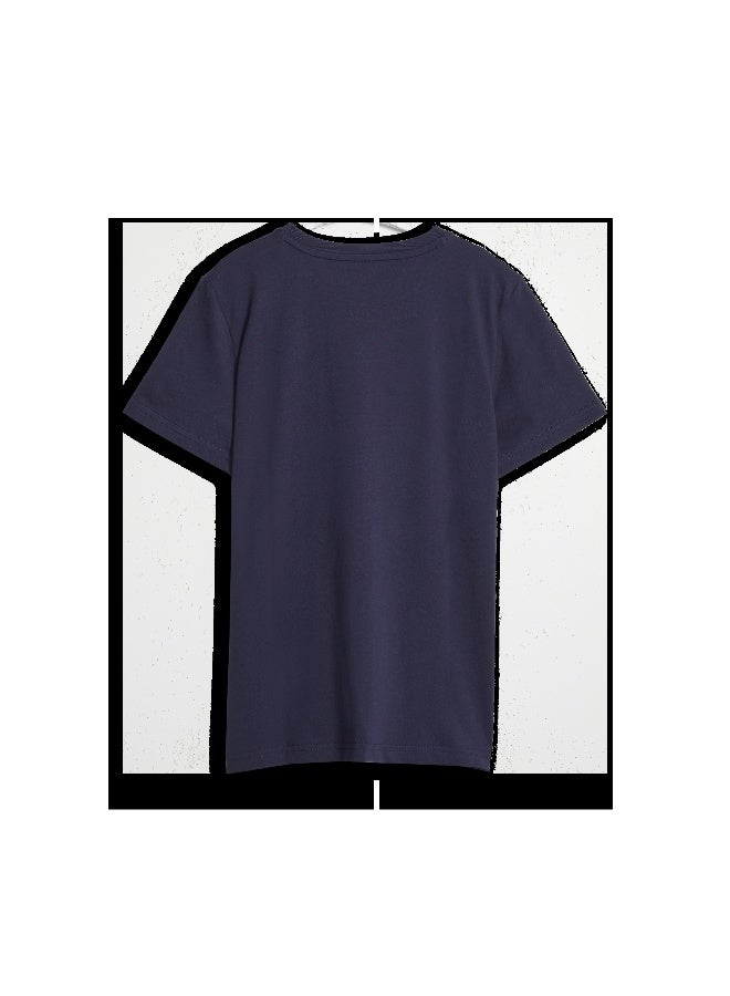 PUMA No.1 Logo Celebration Tee B Puma Navy - Image 2