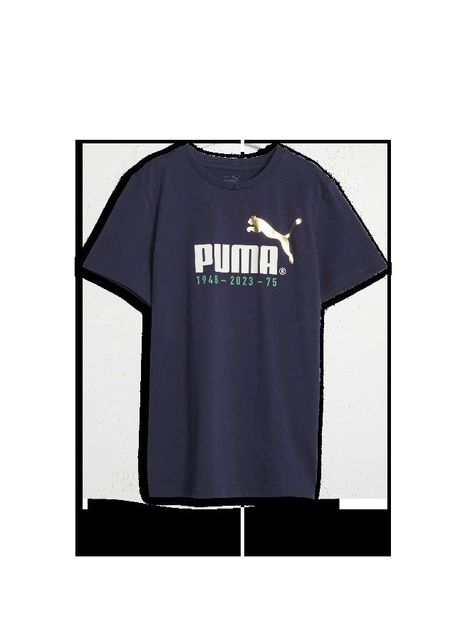 PUMA No.1 Logo Celebration Tee B Puma Navy - Image 1