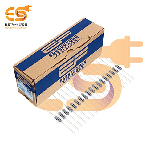 Electronicspices Electronic Spices 20Pcs 10 Ohm (Ω) 1 Watt ±5% Tolerance 10 Ohm MR Ω ohm MF Through Hole Resistors Axial Lead - Image 3