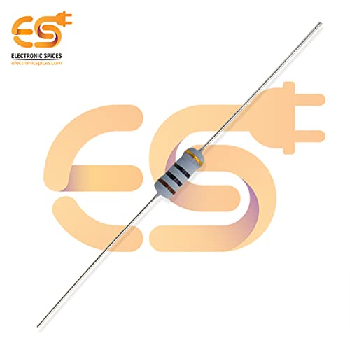 Electronicspices Electronic Spices 20Pcs 10 Ohm (Ω) 1 Watt ±5% Tolerance 10 Ohm MR Ω ohm MF Through Hole Resistors Axial Lead - Image 2