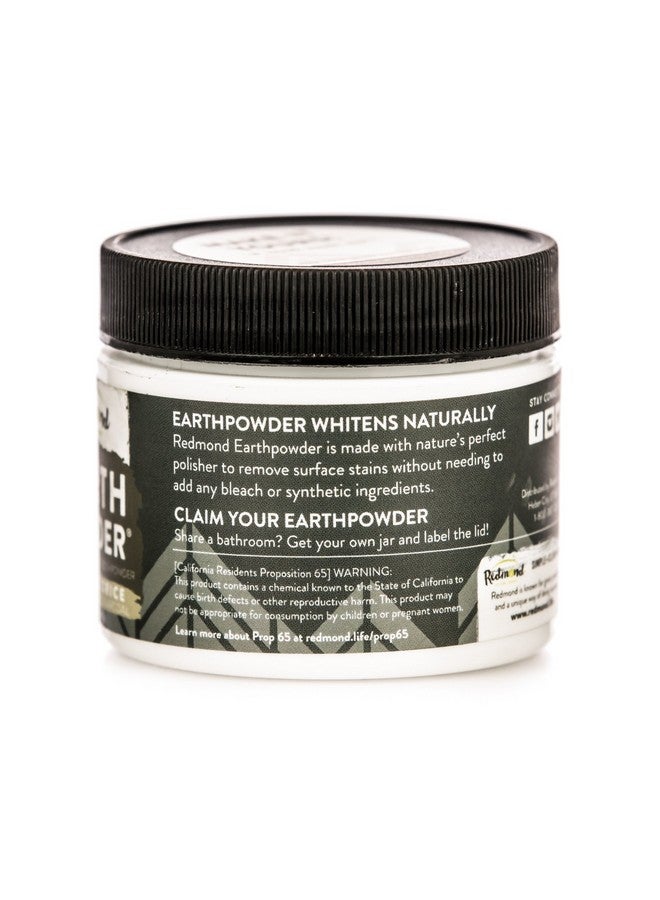 Edmond Earthpowder All Natural Tooth And Gum Powder Bentonite Clay And Charcoal Teeth Whitener Black Licorice
