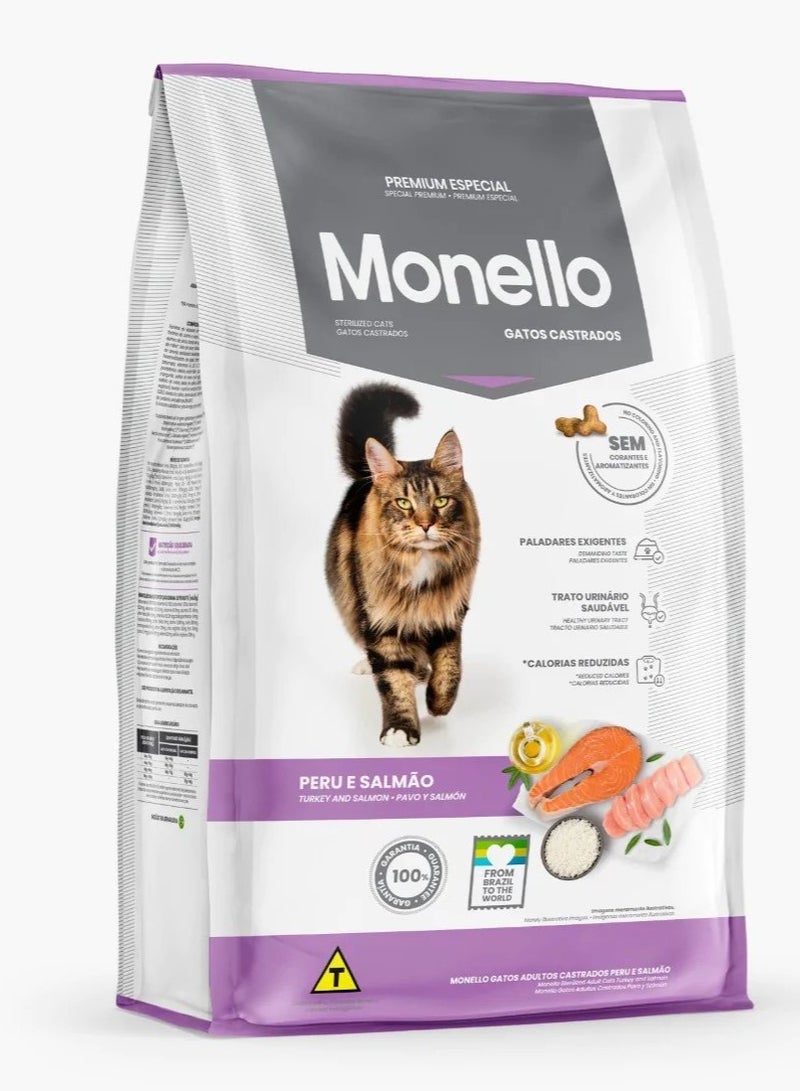 Adult Cat Sterilized Turkey And Salamon Flavor 1 Kg