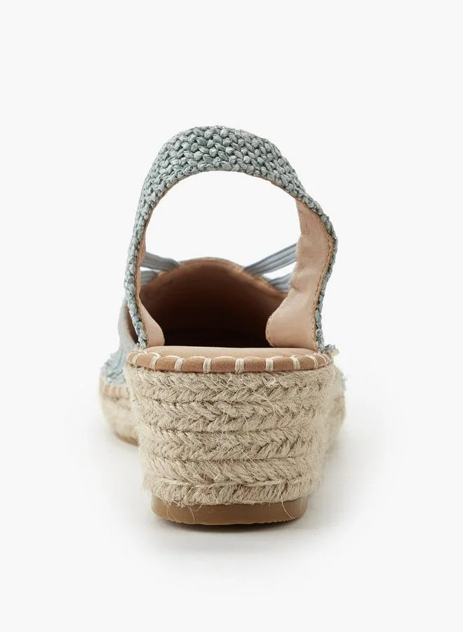 Peppermint Blue Women Wedge Heel Espadrille Shoes for Women | Best Price UAE