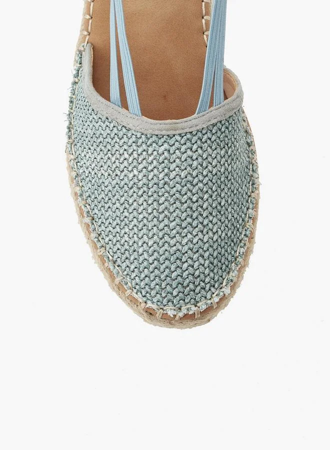 Peppermint Blue Women Wedge Heel Espadrille Shoes for Women | Best Price UAE