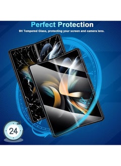 FARROBIZZ Screen Protector for Galaxy Z Fold 4, Inside TPU Film and Full Covered Outer and Back Cover Screen Protector, High Clarity, Anti-Shatter, Bubble Free for Samsung 5G （8 Pcs）  - Image 2